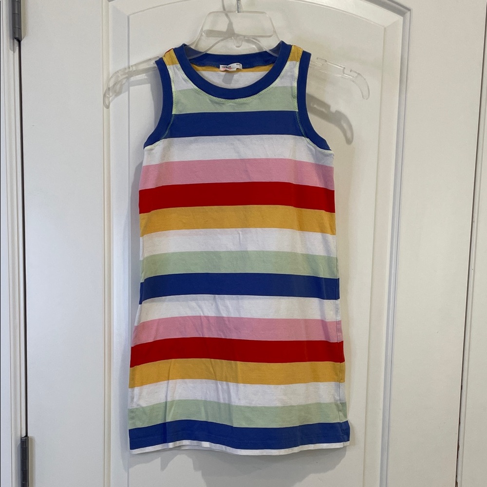 Crewcuts Multicolor Striped Tank Dress